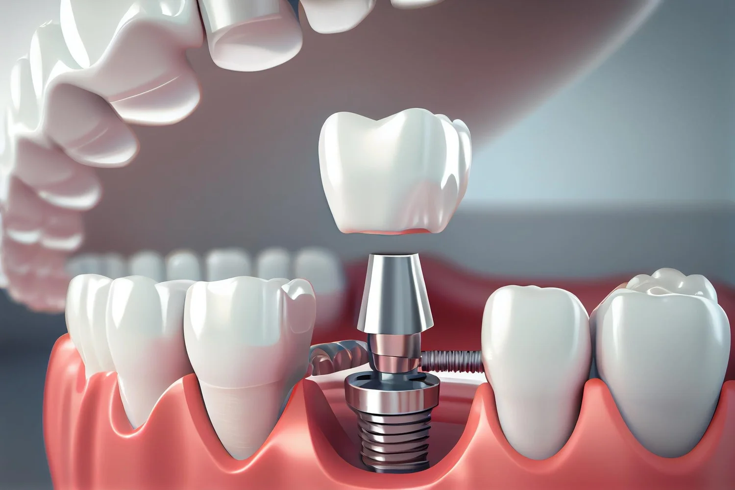 Maqueta Médica Implante Dental